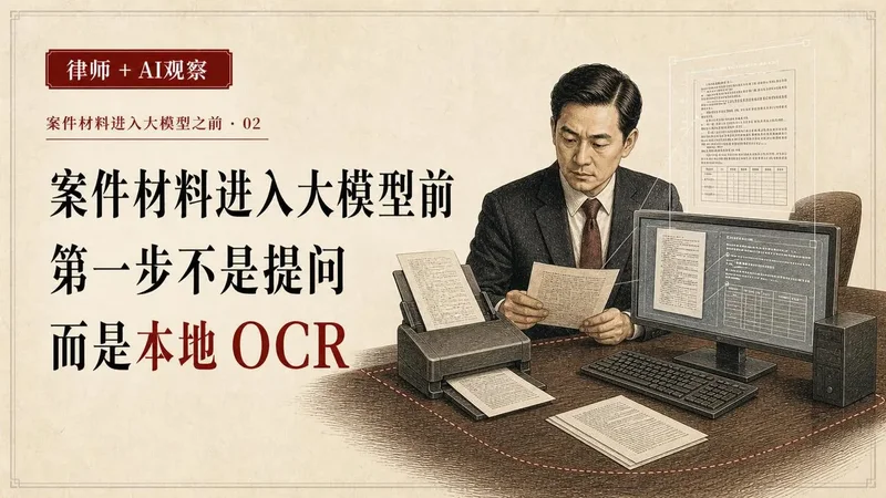 案件材料本地OCR处理入口
