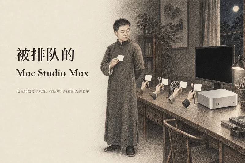 被排队的Mac Studio Max
