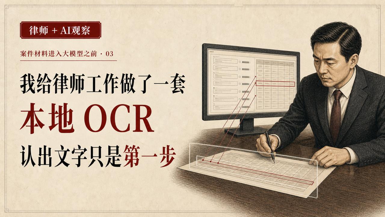本地 OCR 认出文字只是第一步